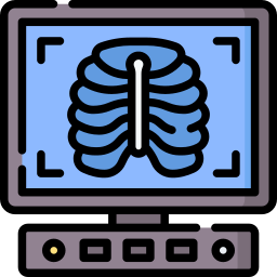rayos x icono
