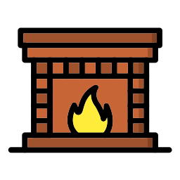 chimenea icono