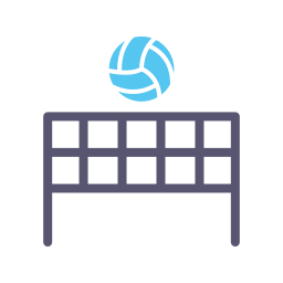 Пляжный волейбол иконка
