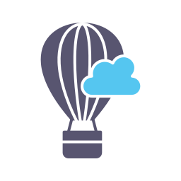 Air balloons icon