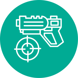 Shooting game icon