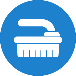 Cleaning brush icon