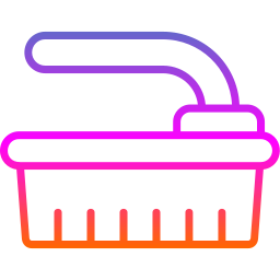 Cleaning brush icon