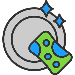 Washing plate icon