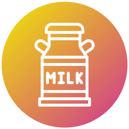 serbatoio del latte icona