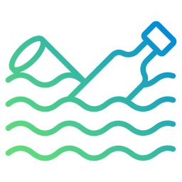 Water pollution icon