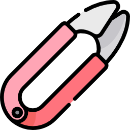 Sewing scissors icon