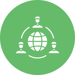 globales netzwerk icon