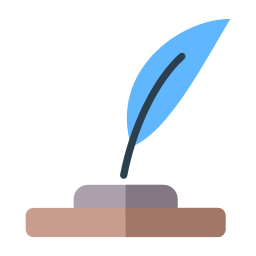 Feather pen icon