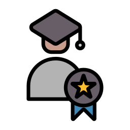 bachelor diploma icoon