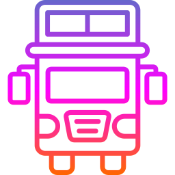 Double decker bus icon