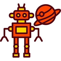 robot espacial icono