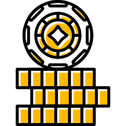 Casino chip icon