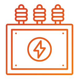 Power transformer icon