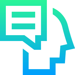 Natural language processing icon