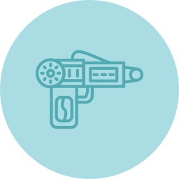 Space gun icon