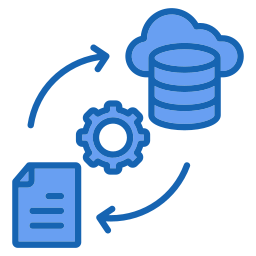 Transformación de datos icono