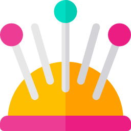 Pin cushion icon