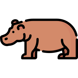 Hippopotamus icon