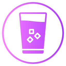 Glass of water icon