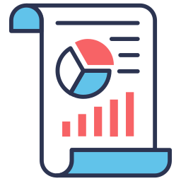 statistische gevolgtrekking icoon