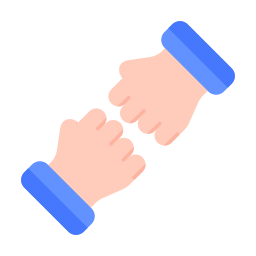 Fist bump icon