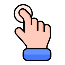 lewy przycisk myszy ikona