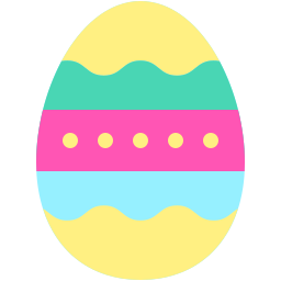 huevo de pascua icono