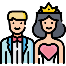 Bride and groom icon