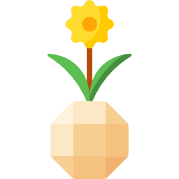 Flower pot icon