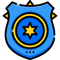 distintivo de polícia Ícone