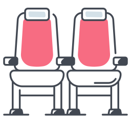Cinema seats icon