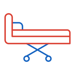 Hospital bed icon