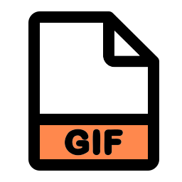 formato di file gif icona