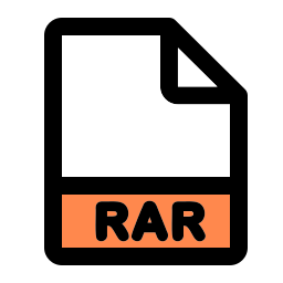 RAR file format icon