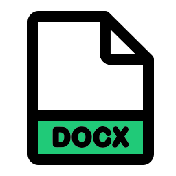 formato de archivo docx icono