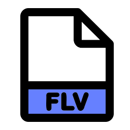 format de fichier flv Icône