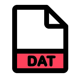 Dat file format icon