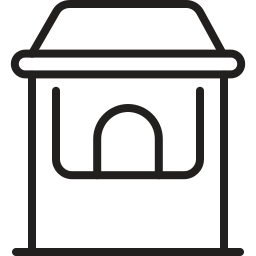 Ticket stand icon