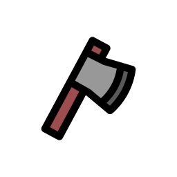 Wood axe icon