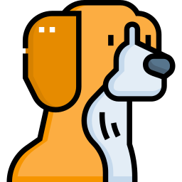 pies gończy ikona