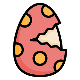 huevos rotos icono