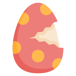 ovos quebrados Ícone