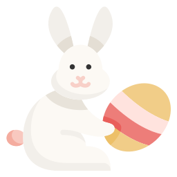 conejo de pascua icono