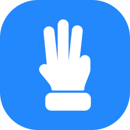 Three fingers icon