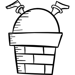 Santa Claus Stuck In the Chimney icon