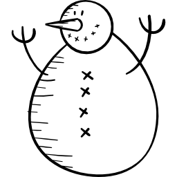 bonhomme de neige Icône