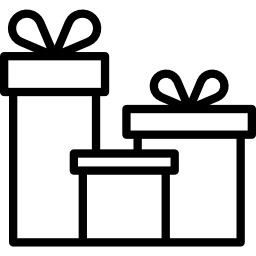 pudełka na prezenty ikona