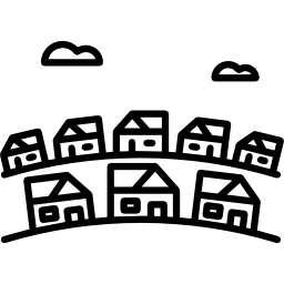 suburbio icono