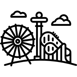 park rozrywki ikona